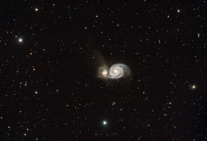 Photograph of M51